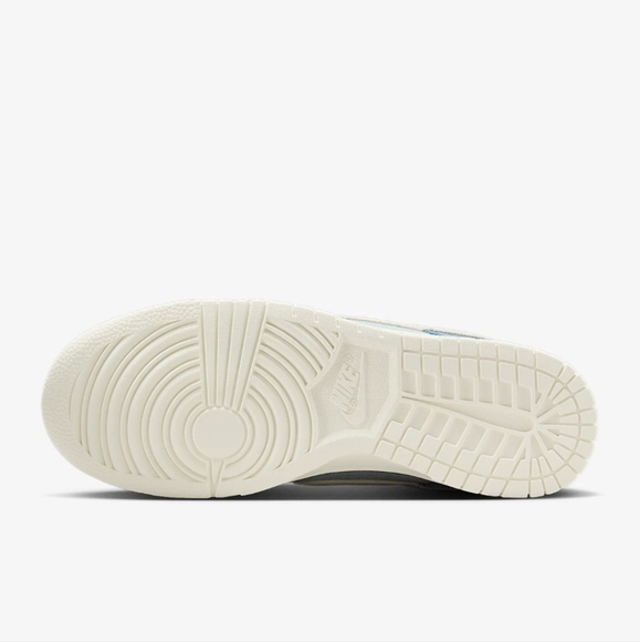 Bling Nike Dunk Low Denim Women's Sneakers Shoes Customized With Crystals Blue - Picture 3 of 6